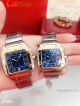 Japan Grade Cartier Santos De Cartier Blue Roman Dial Watch 39mm or 35mm (2)_th.jpg